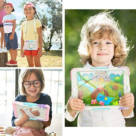 【並行輸入品】 SEYMAC iPad 第9世代キッズケース iPad 10.2ケース 2021 iPad 保護ケース スクリーンプロテクター付き