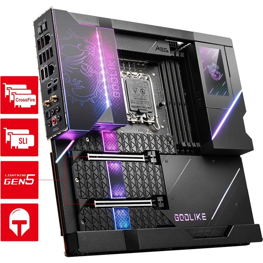 MSI MEG Z690 GODLIKE マザーボード MSI MEG Z690 GODLIKE Motherboard E-ATX - Intel 12th Gen