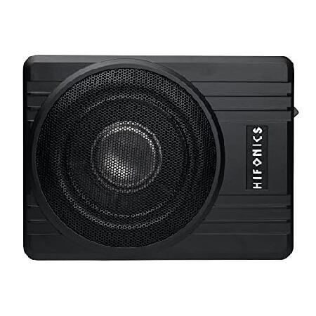 【並行輸入品】 Hifonics Brutus BW-110A - 800 Watts Compact Amplified Under The Seat Car Truck Subwoofer Low Profile with Bass Remote， Great for_1