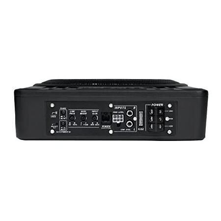 【並行輸入品】 Hifonics Brutus BW-110A - 800 Watts Compact Amplified Under The Seat Car Truck Subwoofer Low Profile with Bass Remote， Great for_4