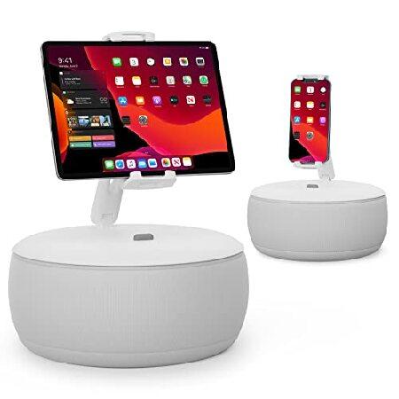 SAIJI Tablet Stand Pillow, Phone Stand for Lap Angle Height Adjustable Soft Pillow Phone Holder for Bed, Flexible Phone Pillow Stand - Grey の商品画像