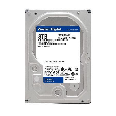 内蔵型ハードディスクドライブ Western Digtal WD80EAZZ 8TB HDD 並行輸入品】 Western Digital 8TB WD ブルー PC ハードドライブ HDD