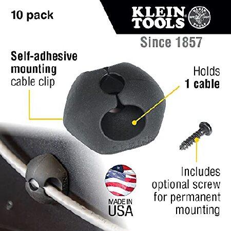 商品レビューを Klein Tools 80054 Cable Management Kit with 1 and 3 Slot Self-Adhesive Cable Clips， 30-Piece