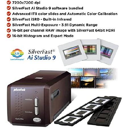 Plustek OpticFilm 8300i Ai フィルム スキャナー - SilverFast Plustek OpticFilm 8300i Ai フィルム スキャナー - SilverFast
