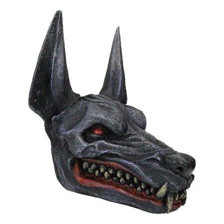 【並行輸入品】 Ebros Gift 古代エジプト アンダーワールド 不気味なゾンビ ジャッカル 神 アヌビス 頭の置物 エジプトの神 死者の神