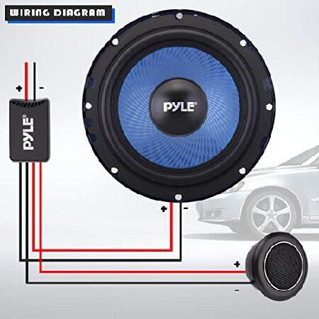 【並行輸入品】 Two-Way Component Speaker System - One Pair 6.5'' Two-Way Component Kit, 360 Watts w/ 4 Ohm Impedance and 1'' High-Temperature ASV | ブランド登録なし | 01