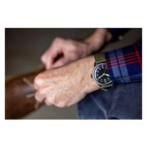 PRAESIDUS フィールドウォッチ メンズ ステンレススチールケース レザー/キャンバス/ナイロンストラップ付き メンズ腕時計 タイプA11 退役軍人アナログ腕時計 ク｜olg｜06