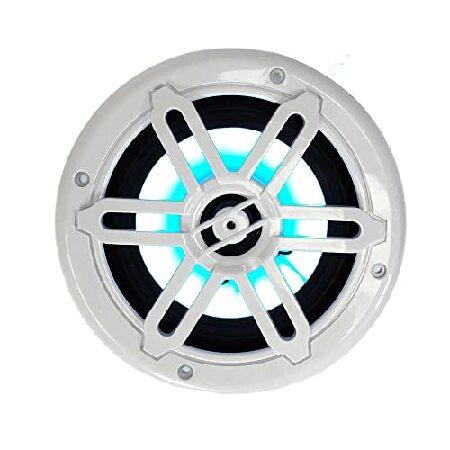 Seismic Audio SA-65M01W-RGB Pair of White Inch 150 Watt