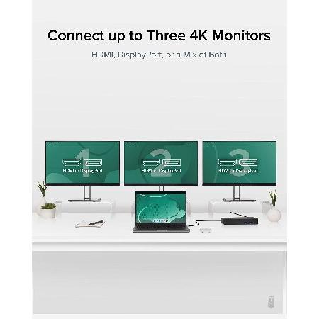 Plugable 12-in-1 トリプル 4K ディスプレイ USB-C Amazon.com: Plugable 12-in-1 USB C Triple Monitor Docking