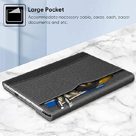 【並行輸入品】 Fintie for Microsoft Surface Pro 8 2021発売 13インチ ケース カバー タブレットケース 全面保護 薄型 スタンド機能付き マルチ視角 PU_4