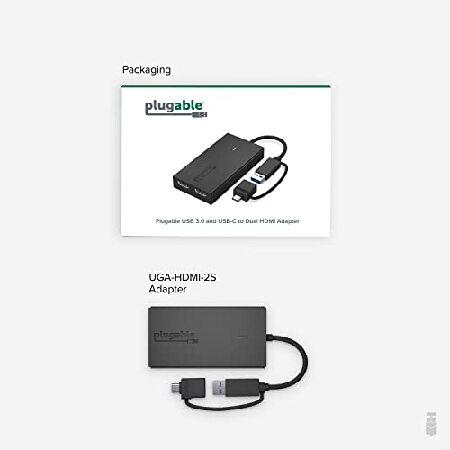 並行輸入品】 Plugable USB Type-C デュアル・グラフィック変換