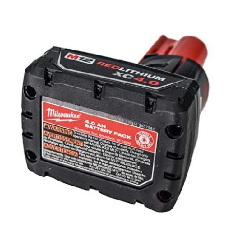 純正店舗 Milwaukee 48-11-2440 M12 4.0 Ah MAX Lithium Ion Battery Pack Single Pack