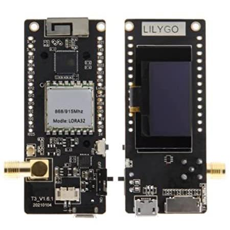 LILYGO TTGO LoRa32 V2.1_1.6 Version 915Mhz ESP32 LoRa OLED 0.96 Inch SD Car(並行輸入品)｜olg