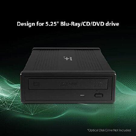 【並行輸入品】 Vantec NexStar DX2 USB 3.0 外付けエンクロージャ設計 5.25インチブルーレイ/CD/DVD SATAドライブ用 第2世代DX ドライバー不要の画像