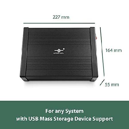 【並行輸入品】 Vantec NexStar DX2 USB 3.0 外付けエンクロージャ設計 5.25インチブルーレイ/CD/DVD SATAドライブ用 第2世代DX ドライバー不要の画像