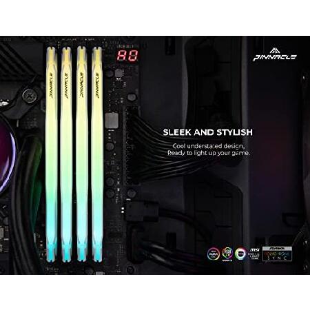 【並行輸入品】 Timetec Pinnacle Konduit RGB 16GB DDR4 3200MHz PC4-25600 CL16-20-20-40 XMP2.0 オーバークロッキング 1.35V デュアルランク AMDおよびIntel_4