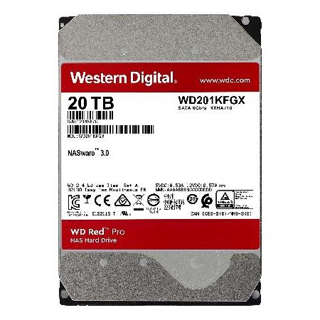 Western Digital (ウエスタンデジタル) 20TB WD Red Pro NAS Western Digital (ウエスタンデジタル) 20TB WD Red Pro NAS