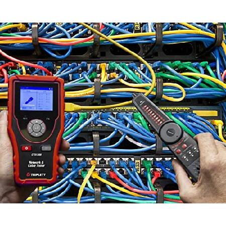 【並行輸入品】 Triplett CTX1200 Network ＆ Cable Tester and Probe with Built-in TDR tests for Opens， Shorts and Length， Black_1