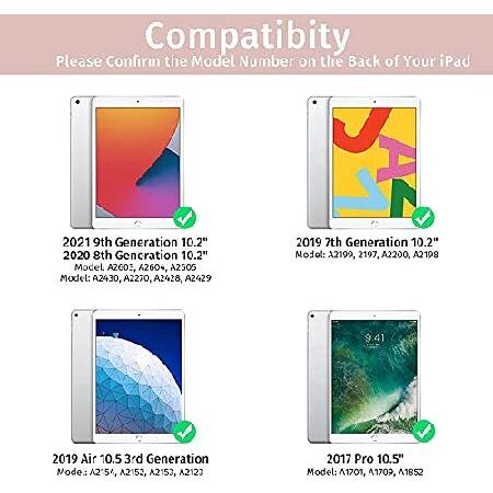 【並行輸入品】 FUWANG New iPad 9th Generation Keyboard Case 10.2" 2021/(8th Gen) 2020/（7th Gen） 2019，7 Colors Backlit Keyboard Case for iPad 10.2"_1