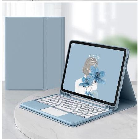 売れ筋のランキング iPad Air 5(2022)/iPad Air 4(2020) Case with Keyboard， Detachable Touchpad Keyboard Case with Pencil Holder， Magnetic Removable Flip Stand (並行輸入品)