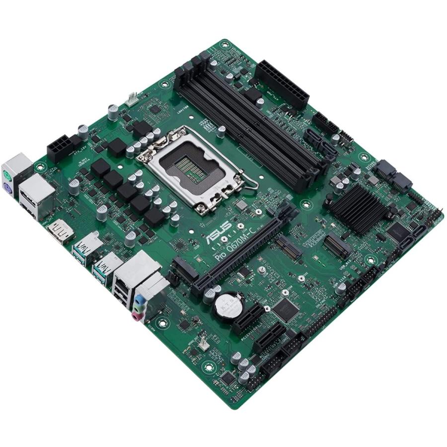【並行輸入品】 ASUS Pro Q670M-C-CSM LGA 1700 (Intel 12th Gen \u0026 Intel vPro) mATX Motherboarの画像