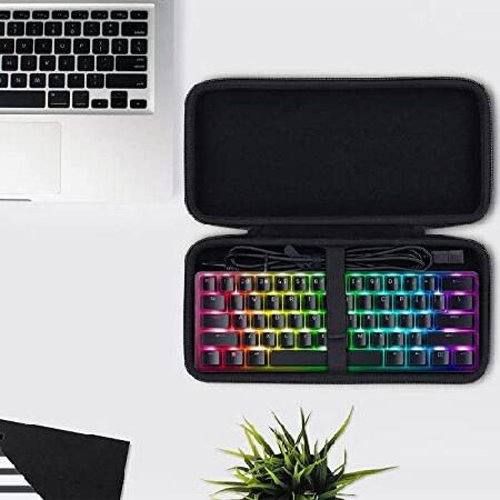 【並行輸入品】 co2CREA 収納ケース 互換品 Razer Huntsman Mini 60% ゲーミングキーボード テンキーレス (ブラック)（ケースのみ）_5