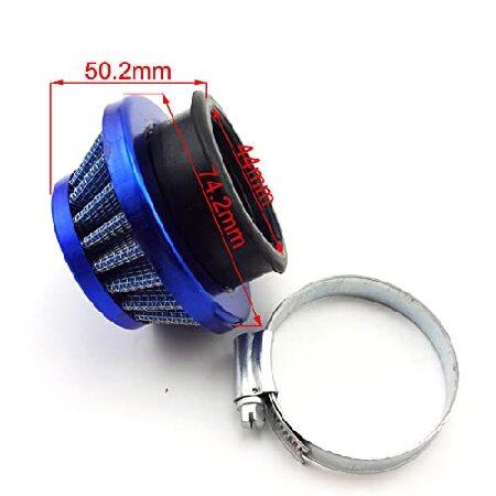 【並行輸入品】 DJ-Motor 44mm フィルター ＆ マウント スタック ガス スロットルケーブル キャブレター 2ストローク 47cc 49cc Mini Moto Quad ATV ポケット ダ_4