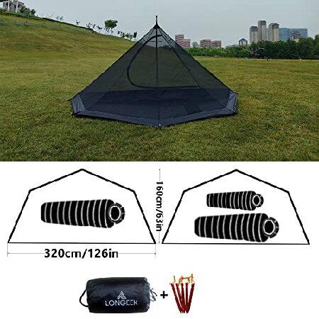 並行輸入品】 Longeek 2/4 Person Camping Tent 4 Seasons Backpacking