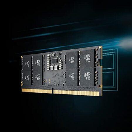 【並行輸入品】 TEAMGROUP Elite SODIMM DDR5 16GB (2x8GB) 4800MHz (PC5-38400) CL40 ノンECCアンバッファード 1.1V 262ピン ノートパソコンメモリモジュール_3