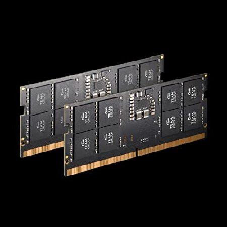 【並行輸入品】 TEAMGROUP Elite SODIMM DDR5 16GB (2x8GB) 4800MHz (PC5-38400) CL40 ノンECCアンバッファード 1.1V 262ピン ノートパソコンメモリモジュール_4