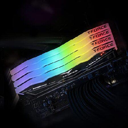 並行輸入品】 TEAMGROUP T-Force Delta RGB DDR5 Ram 32GB (2x16GB