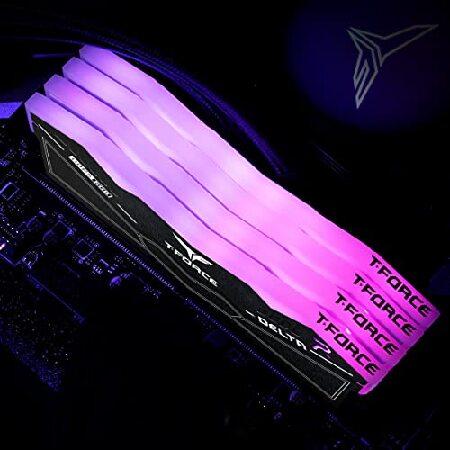 並行輸入品】 TEAMGROUP T-Force Delta RGB DDR5 Ram 32GB (2x16GB