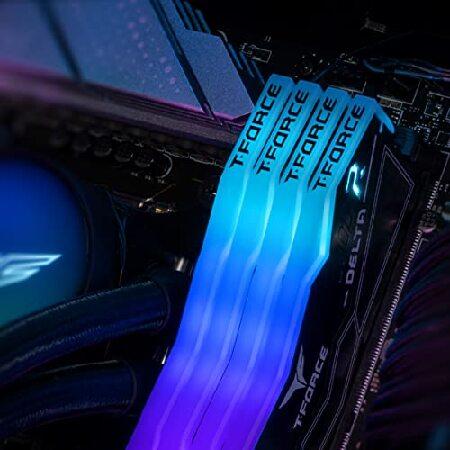 並行輸入品】 TEAMGROUP T-Force Delta RGB DDR5 Ram 32GB (2x16GB