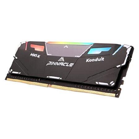 【並行輸入品】 Timetec Pinnacle Konduit RGB DDR4 3200MHz PC4-25600 CL16-18-18-38 XMP2.0 Overclocking 1.35V Compatible for AMD and Intel Desktop Gaming_1