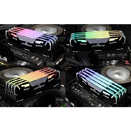 【並行輸入品】 Timetec Pinnacle Konduit RGB DDR4 3200MHz PC4-25600 CL16-18-18-38 XMP2.0 Overclocking 1.35V Compatible for AMD and Intel Desktop Gaming_3