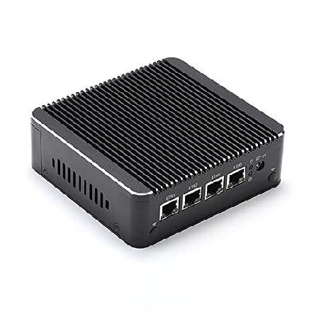 数量限定 Micro Firewall Appliance， Pfsense， Mikrotik， OPNsense， VPN， Router PC， インテル Celeron J4125， HUNSN RS34g， AES-NI， 4 x インテル 2.5GbE I2(並行輸入品)