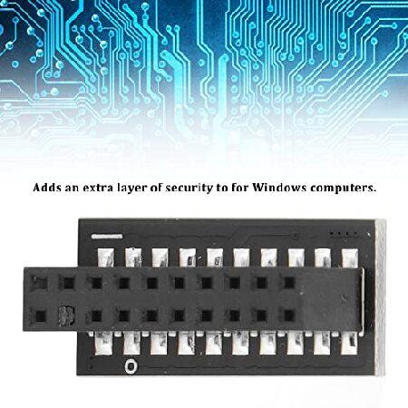 【並行輸入品】 TPM 2.0 Module LPC Interface 20Pin Module Motherboard Compatible with TPM2.0 Remote Card Encryption Security Board Electronic Component | ブランド登録なし | 04