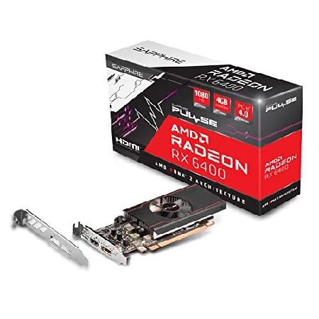 美品】AMD Radeon RX6400 GDDR6 4GB ロープロファイル