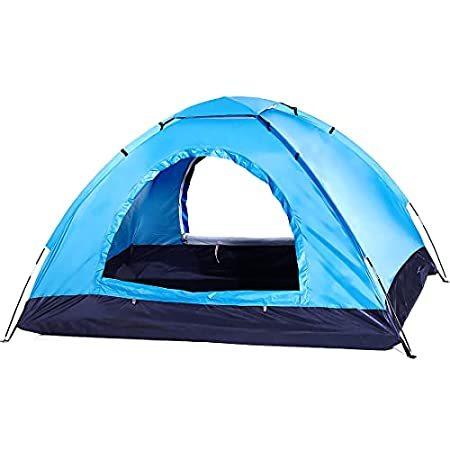 華麗 3~4人用 バックパッキングテント インスタントセットアップ キャビンテント 防水テント 軽量 防水 （並行輸入品） 旅行 大人と子供用 ハイキングテント キャンプ ドーム型テント