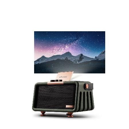 NOMVDIC X300 モバイルプロジェクター 天井投影可能/持ち運びやすい 