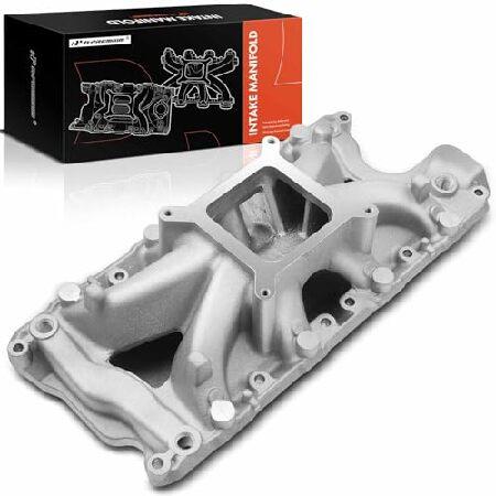 【並行輸入品】 A-Premium ハイライズ シングルプレーン インテークマニホールド Ford 302 5.0L スモールブロック 3500-8000RPM範囲 アルミニウム (4バレルスク