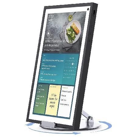 並行輸入品】 Almoz Echo Show 15スタンド回転とティルト、アルミ