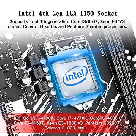 H81 PRO Gaming Motherboard, Intel 4th Gen LGA 1150 PC Computer (Micro ATX, PCIe 2.0, M.2, SATA 6Gb/s, Dual DDR3(並行輸入品) :B09ZR7GMCB:オーエルジー - 通販 - Yahoo!ショッピング