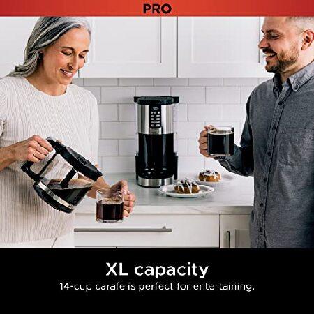 【並行輸入品】 Ninja DCM201 14 Cup , Programmable Coffee Maker XL Pro with Permanent Filter, 2 Brew Styles Classic ＆ Rich, 4 Programs Small Batch,の画像