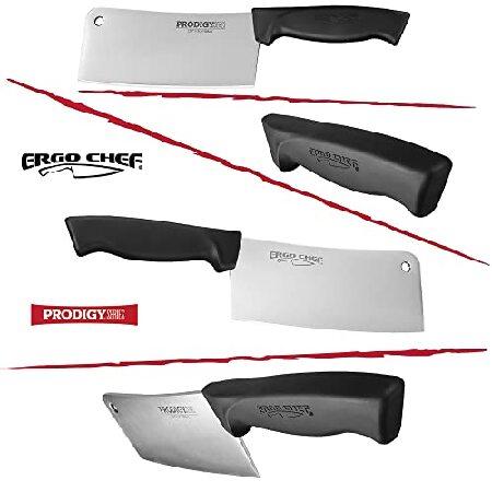 Ergo Chef Prodigy Series 7-Inch Meat Cleaver Knife - High Carbon Stainless Steel, Ergonomic non-slip Comfort Grip Handle(並行輸入品)｜olg｜03