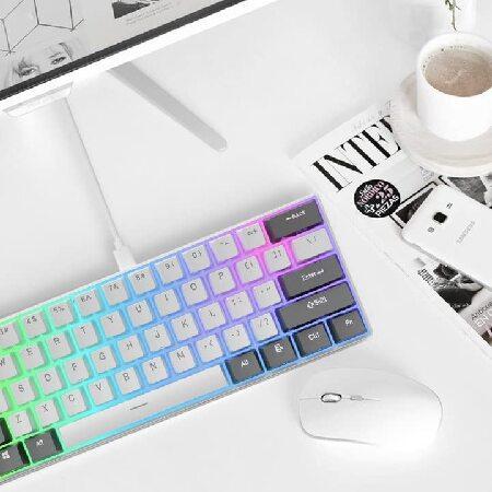 【並行輸入品】 iLovBee i61 60%有線キーボード メカニカル ホットスワップ可能 コンパクトRGBゲーミングキーボード 61キーミニキーボード | ブランド登録なし | 05