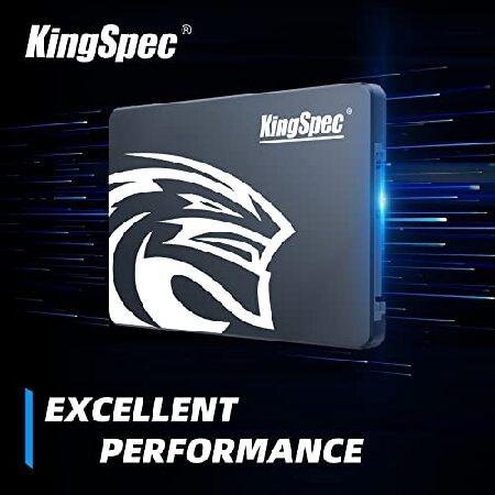 【並行輸入品】 KingSpec 1TB 2.5インチ SATA SSD SATA III 6Gb/s 内蔵ソリッドステートドライブ - 3D NANDフラッシュTLC デスクトップ/ノートパソコン/オールイの画像