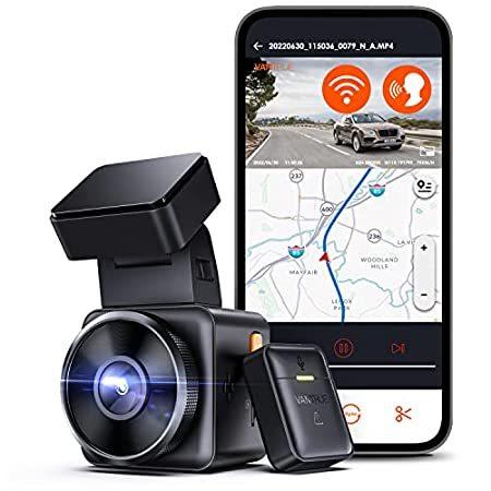 Vantrue E1 2.5K WiFi Mini Dash Cam with GPS and Speed, Voice Control Front （並行輸入品）