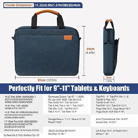 【並行輸入品】 MoKo 9-11インチ タブレットスリーブバッグ 保護ハンドルショルダーバッグ iPad Air 5 10.9インチ 2022、iPad Pro 11 M2 2022-2018、iPad_1
