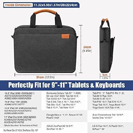 【並行輸入品】 MoKo 9-11インチ タブレットスリーブバッグ 保護ハンドルショルダーバッグ iPad Air 5 10.9インチ 2022、iPad Pro 11 M2 2022-2018、iPad_1